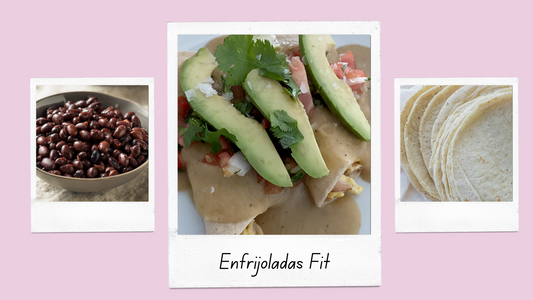 Enfrijoladas Fit ¡Uno de mis antojitos favoritos!